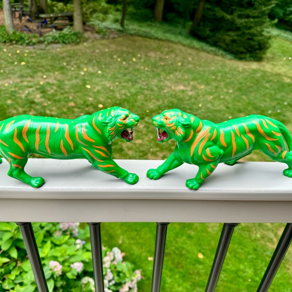 1982 Vtg. He-Man Masters of the Universe Green Battle Cats Mattel Taiwan